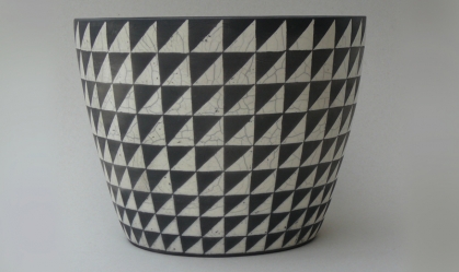 Susanne Haag Keramiek Vaasvorm Motief Driehoek